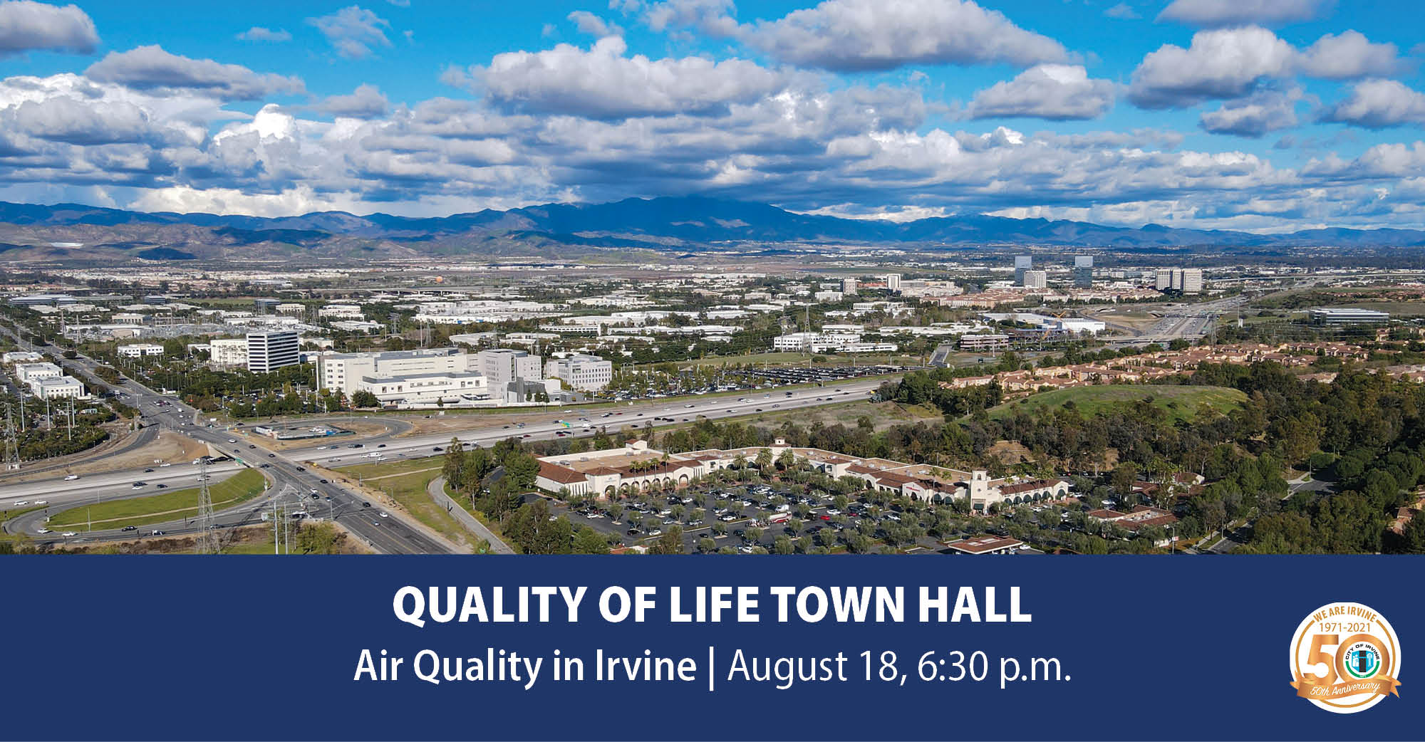 Quality of Life Town Hall Air Quality in Irvine City of Irvine